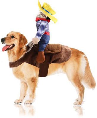 Show full view: Pet Life Yeepaw Cowboy Holiday Dog Costume, X-Small slide 5 of 6