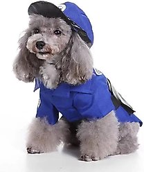 Pet Life Pawlice Pawtrol Police Dog Costume Uniform, Medium