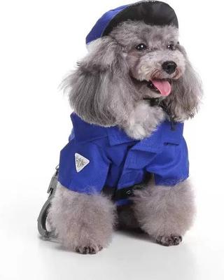 Show full view: Pet Life Pawlice Pawtrol Police Dog Costume Uniform, Small slide 2 of 6
