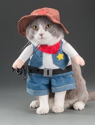 Show full view: Pet Life Rodeo Bones Cowboy Dog Costume Uniform, X-Small slide 5 of 6