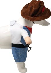 Pet Life Rodeo Bones Cowboy Dog Costume Uniform, X-Small slide 2 of 6
