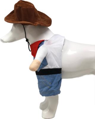 Show full view: Pet Life Rodeo Bones Cowboy Dog Costume Uniform, X-Small slide 2 of 6