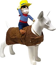 Pet Life Yeepaw Cowboy Holiday Dog Costume, Medium