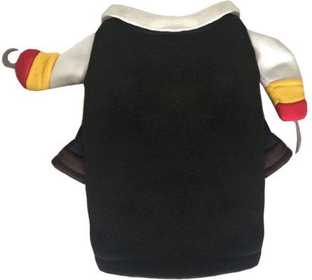 Show full view: Pet Life Captain Snuggles Pirate Dog Costume Uniform, Small slide 5 of 6