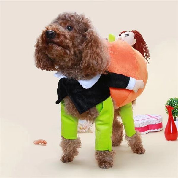 Pet Life Pumpkin Mon Halloween Dog Costume
