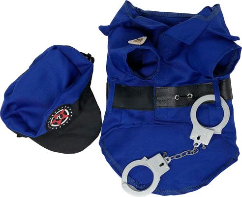 Show full view: Pet Life Pawlice Pawtrol Police Dog Costume Uniform, Small slide 4 of 6