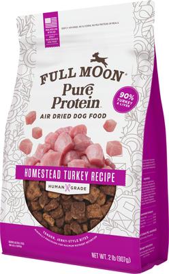 Show full view: Full Moon Pure Protein Turkey Recipe Air Dried Dog Food, 32-oz bag slide 5 of 6
