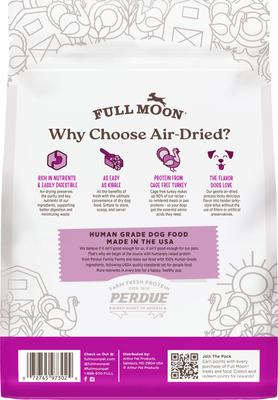 Show full view: Full Moon Pure Protein Turkey Recipe Air Dried Dog Food, 16-oz bag slide 3 of 6