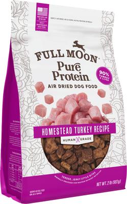 Show full view: Full Moon Pure Protein Turkey Recipe Air Dried Dog Food, 32-oz bag slide 4 of 6
