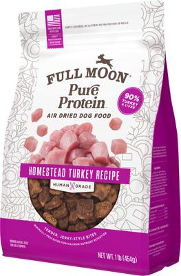 Show full view: Full Moon Pure Protein Turkey Recipe Air Dried Dog Food, 16-oz bag slide 5 of 6