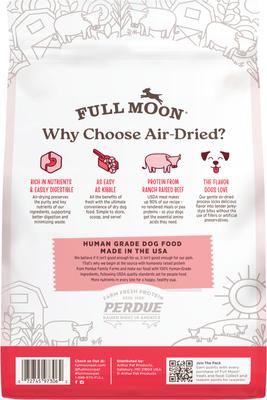 Show full view: Full Moon Pure Protein Beef Recipe Air Dried Dog Food, 32-oz bag slide 3 of 6