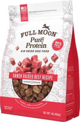Show full view: Full Moon Pure Protein Beef Recipe Air Dried Dog Food, 16-oz bag slide 5 of 6