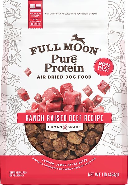 Full Moon Pure Protein Beef Recipe Air Dried Dog Food
