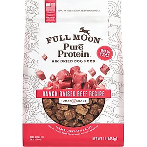 Full Moon Pure Protein Beef Recipe Air Dried Dog Food, 16-oz bag