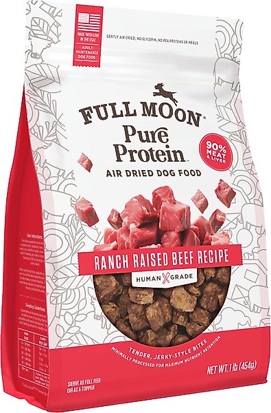 Full Moon Pure Protein Beef Recipe Air Dried Dog Food