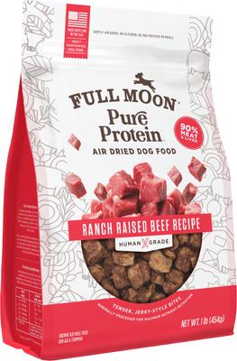 Show full view: Full Moon Pure Protein Beef Recipe Air Dried Dog Food, 16-oz bag slide 4 of 6