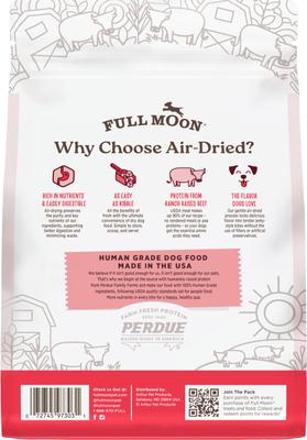 Show full view: Full Moon Pure Protein Beef Recipe Air Dried Dog Food, 16-oz bag slide 3 of 6