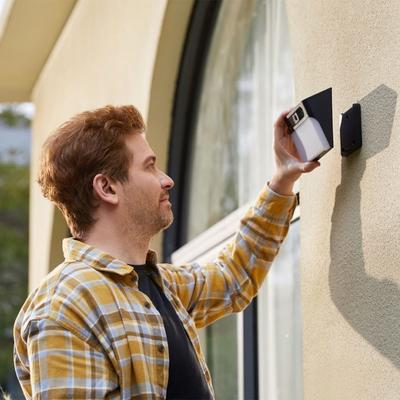 Show full view: Eufy S120 Outdoor Solar-Powered Wi-Fi Wall Light Camera, White slide 5 of 9