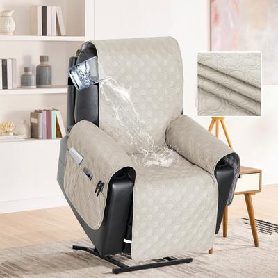 Show full view: H.VERSAILTEX Waterproof Power Lift Dog Chair, French Oak slide 3 of 10