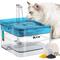 Show in main carousel: PetNF Transparent Cat Water Drinking Fountain, Blue, 3-L slide 1 of 10