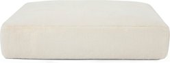 Allisandro Luxurious Faux Fur Orthopedic Pillow Dog Bed, Beige, Medium