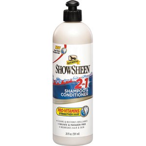 Absorbine ShowSheen 2-In-1 Horse Shampoo & Conditioner, 20-fl oz bottle