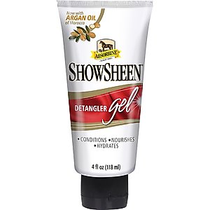 Absorbine ShowSheen Detangler Horse Gel, 4-fl oz bottle