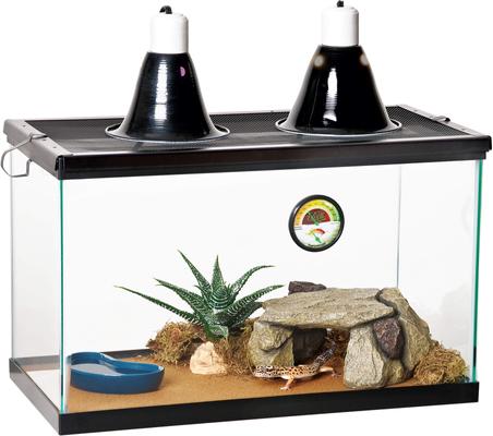 Show full view: Zilla Reptile Habitat Decor Shale Rock Den, Medium slide 3 of 4