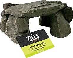 Zilla Reptile Habitat Decor Shale Rock Den, Medium