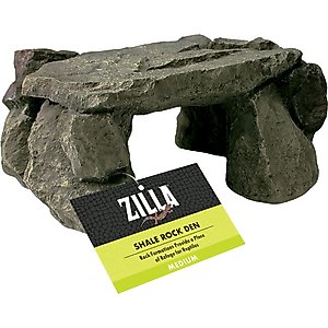 Zilla Reptile Habitat Decor Shale Rock Den, Medium