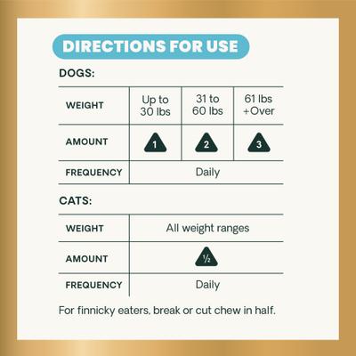 Show full view: VetriScience Veterinary Strength Gut & Bowel Support Entero Health Pro Duck Flavored Soft Chew Digestive Supplement for Dogs, 60 count slide 9 of 10