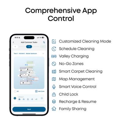 Show full view: Eufy E28 HydroJet & Portable Deep Cleaner Robotic Vacuum, Black slide 6 of 9