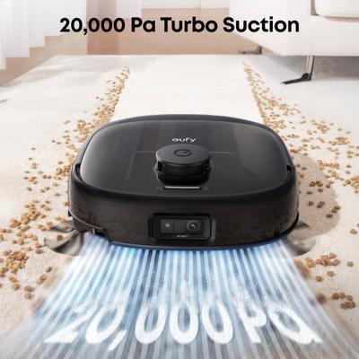 Show full view: Eufy E28 HydroJet & Portable Deep Cleaner Robotic Vacuum, Black slide 4 of 9