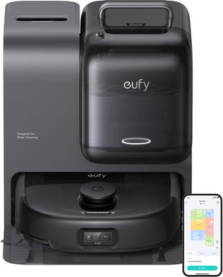 Show full view: Eufy E28 HydroJet & Portable Deep Cleaner Robotic Vacuum, Black slide 2 of 9