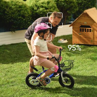 Show full view: Eufy SoloCam S340 Outdoor Solar-Powered Wi-Fi Dog Camera, White/Black slide 7 of 10