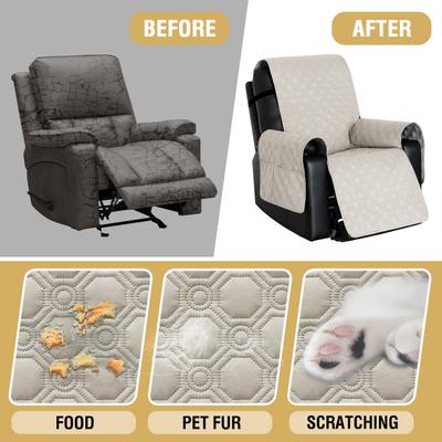 Show full view: H.VERSAILTEX Waterproof Power Lift Dog Chair, French Oak slide 8 of 10