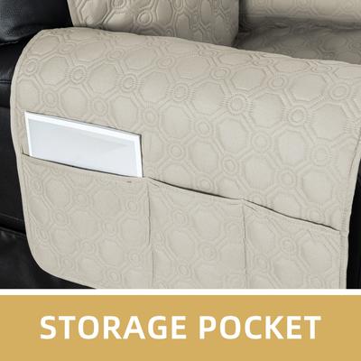 Show full view: H.VERSAILTEX Waterproof Power Lift Dog Chair, French Oak slide 5 of 10