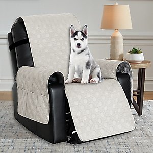 H.VERSAILTEX Waterproof Power Lift Dog Chair, Beige