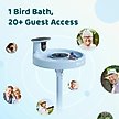 Show in main carousel: Birdfy Solar Powered Smart Bird Bath with Camera AI Lifetime, Blue slide 6 of 10