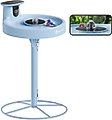 Birdfy Solar Powered Smart Bird Bath with Camera, Blue