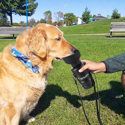 Show full view: LESOTC Portable Dog Water Bottle Dispenser, Black, 28-oz slide 3 of 7