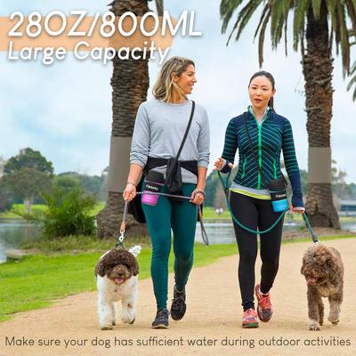 Show full view: LESOTC Portable Dog Water Bottle Dispenser, Pink, 28-oz slide 5 of 8