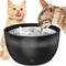 Show in main carousel: PetNF Stainless Steel Cat Water Fountain, Black, 3-L slide 1 of 7