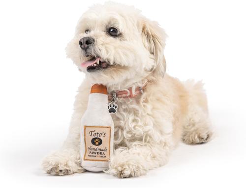 Show full view: Huxley & Kent Tiny Tuff Toto'S Pawdka Dog Toy, Gray, One Size slide 6 of 7