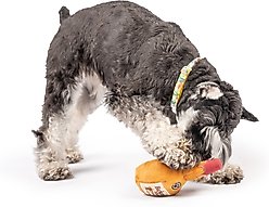 Huxley & Kent Tiny Tuff Barker's Mark Dog Toy, Brown, One Size slide 2 of 6