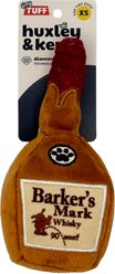 Huxley & Kent Tiny Tuff Barker's Mark Dog Toy, Brown, One Size