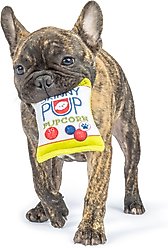 Huxley & Kent Tiny Tuff Skinny Pup Dog Toy, White/Green/Red, One Size slide 2 of 6