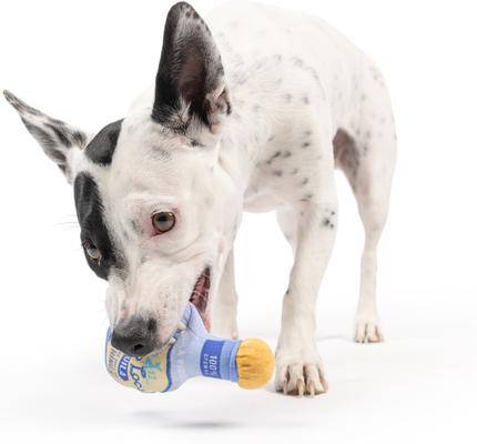 Show full view: Huxley & Kent Tiny Tuff Fido Loco Tequila Dog Toy, Blue, One Size slide 4 of 5