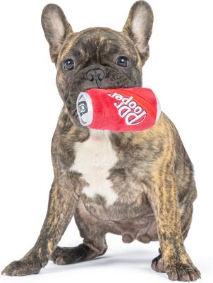 Show full view: Huxley & Kent Tiny Tuff Dr Pooper Dog Toy, Red, One Size slide 5 of 6