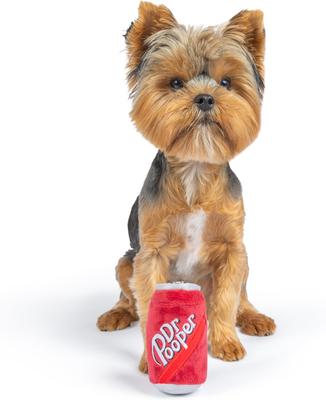 Show full view: Huxley & Kent Tiny Tuff Dr Pooper Dog Toy, Red, One Size slide 4 of 6